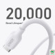 Cáp sạc Anker 544 Type-C sang Type-C dài 1.8m TPE Bio-Based Trắng (White) B2B_A80F2H21