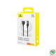 Cáp sạc nhanh Baseus Gem USB-C 100W dài 1m P10373002111-00 Cluster Black