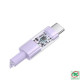 Cáp sạc nhanh Baseus Gem USB-C 100W dài 1m P10373002511-00 Nebula Purple