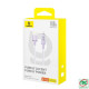Cáp sạc nhanh Baseus Gem USB-C 100W dài 1m P10373002511-00 Nebula Purple