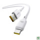 Cáp sạc nhanh OS-Baseus Silky USB to Type-C 100W dài 1m White P10377703213-00