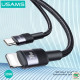 Cáp sạc nhanh USAMS 30W Type-C to Lightning dài 1.2m SJ729USBSG01