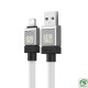 Cáp sạc nhanh USB to Lightning 2.4A dài 1m Baseus CoolPlay CAKW000402 White
