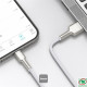 Cáp sạc nhanh USB to Lightning 2.4A dài 1m Baseus Cafule CALJK-A02 White