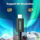 Cáp THUNDERBOLT 4 USB-C dài 0.8m, tốc độ 40Gbps Ugreen 30389