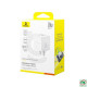 Cốc sạc nhanh Baseus Palm Fast Charger C+U 20W US Moon White P10111609213-00