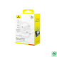 Củ sạc, cáp sạc Type-C Baseus Palm 1C 20W, cáp sạc USB-C to USB-C 60W (20V/3A) 1m Moon White P10111603213-01