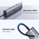 Hub USB Type-C sang 3 cổng USB 3.0 và LAN RJ45 Ugreen 60600