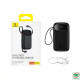 Sạc dự phòng Baseus Qpow2 Dual-Cable 10000mAh 22.5W Black - Chinese Edition (LVA037-1K-22)