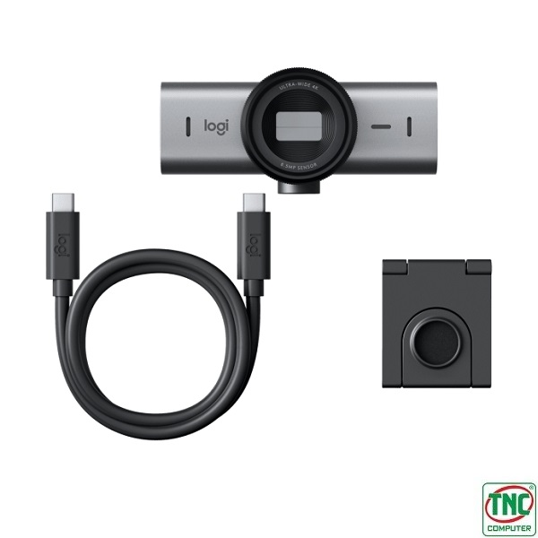 dễ dàng kết nối với máy tính Webcam logitech brioRightLight 5