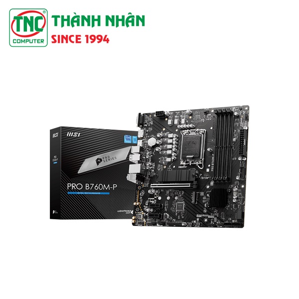 Mainboard MSI PRO B760M-P (4x DDR5/ 256GB/ LGA 1700/ Micro ATX)