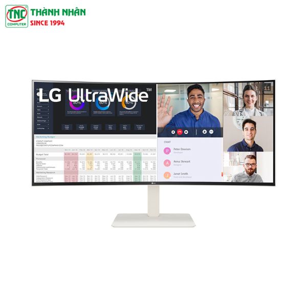 Màn hình LCD LG 38WR85QC-W (37.5 inch/ 3840 x 1600/ 450 cd/m2/ 1ms/ 144Hz)