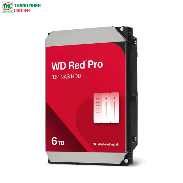 thumbnail interactive-video image 1 of WD Red Pro 6TB NAS Internal Hard Drive - 3.5" SATA HDD, WD6005FFBX 1 of 3