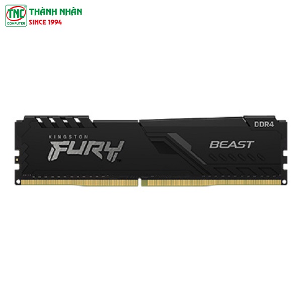 Ram Desktop Kingston Fury Beast Black 32GB DDR4 Bus 3200MT/s KF432C16BB/32