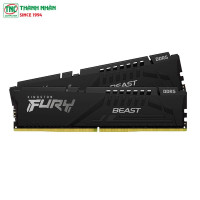 RAM Desktop Kingston 32GB DDR5 Bus 6000Mhz Fury Beast KF560C40BBK2-32