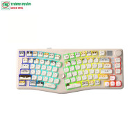 Bàn phím Gaming không dây 3 Mode LEOBOG ALICE A75 Moon Cat ...