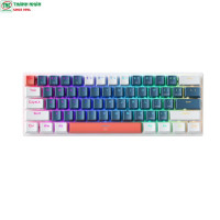 Bàn phím Gaming cơ có dây Machenike K500-B61 Trắng Xanh ...