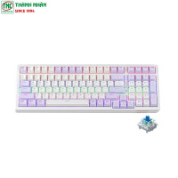 Bàn phím cơ Gaming có dây Newmen GM328 Trắng Tím, Blue ...