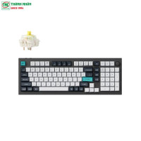 Bàn phím cơ không dây Keychron Q5M-M4 Q5 Max Swappable RGB Backlight Banana Switch Knob Version Carbon Black