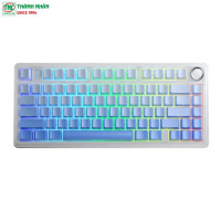 Bàn phím Gaming không dây 3 mode AULA F75 PRO màu Trắng ...