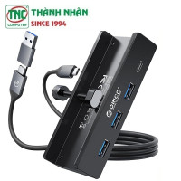 Bộ chia đa năng Type C 5 trong 1 Orico MH4PC-10-BK-BP