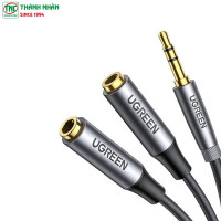 Cáp chia Audio AUX 3.5mm 1 ra 2 Ugreen 50253