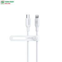 Cáp sạc Anker 541 Type-C sang Lightning dài 1.8m TPE Bio-Based Trắng (White) B2B_A80A2N21