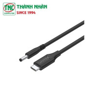 Cáp sạc USB-C Sang DC Jack 4.0 x 1.7 mm 65W Unitek C14118BK cho Laptop Lenovo 