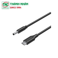 Cáp sạc USB-C Sang DC Jack 4.5 x 3.0 mm 65W Unitek C14120BK cho Laptop Dell 