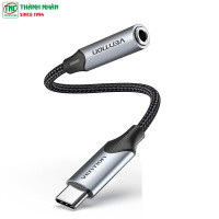 Cáp chuyển đổi USB OTG USB-C to Audio 3.5mm dài 10cm Vention VTBGM-HA