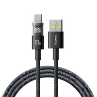 Cáp sạc nhanh USB to Type-C Baseus Display 2 100W dài 2m  P10382701111-00 Cosmic Black