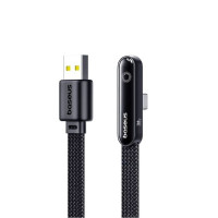 Cáp sạc USB to Type-C Baseus MVP 3 100W dài 1m P10382502121-00 Cosmic Black