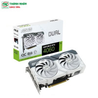 Card màn hình ASUS Dual GeForce RTX 4060 WHITE OC Edition 8GB ...