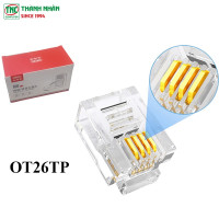 Đầu bấm điện thoại 4 line RJ11 Unitek 6P4C OT26TP (1 ...