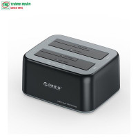 Docking 2 khe cắm Type-C USB 3.2 Gen2 Orico 6829C3-V1-EU-BK-BP-HW