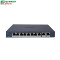 Switch PoE HIKVISION DS-3E1310P-EI/M (8 x 10/100 Mbps PoE, 2 x ...