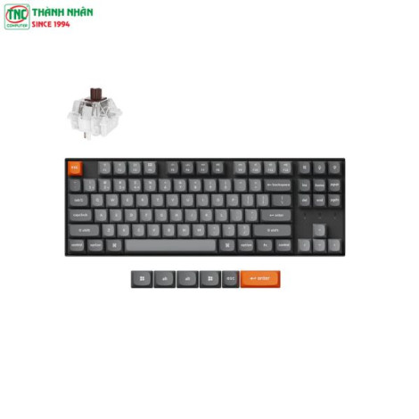 Bàn phím cơ Keychron K8M-A3 K8 Max Brown ...