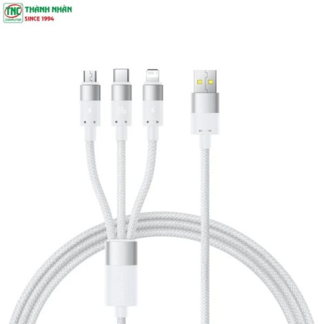 Cáp sạc đa năng 3 in 1 Baseus StarSpeed ...