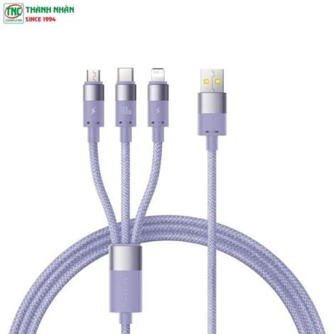 Cáp sạc đa năng 3 in 1 Baseus StarSpeed ...