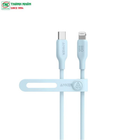Cáp sạc Anker 541 Type-C sang Lightning dài 1.8m TPE Bio-Based Xanh dương (Blue) B2B_A80A2N31