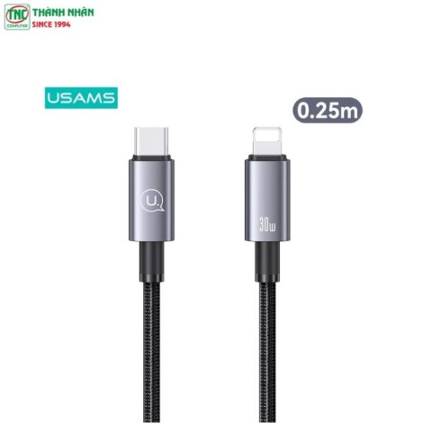 Cáp sạc nhanh USAMS Type-C to Lightning 30W ...