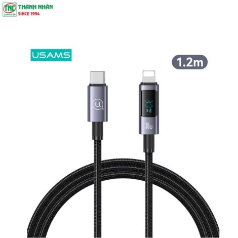 Cáp sạc nhanh USAMS Type-C To Lightning 30W ...