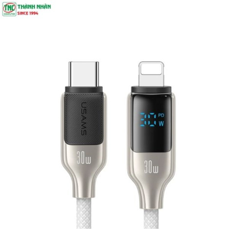 Cáp sạc nhanh USAMS Type-C to Lightning 30W ...