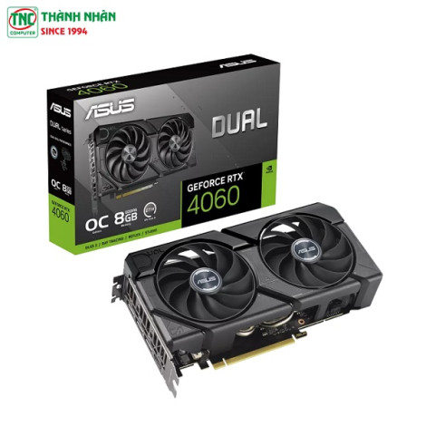 Card Màn Hình ASUS Dual GeForce RTX 4060 EVO OC Edition 8GB GDDR6 (DUAL-RTX4060-O8G-EVO)