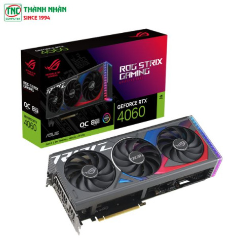 Card Màn Hình Asus ROG Strix GeForce RTX 4060 OC Edition 8GB GDDR6 (ROG-STRIX-RTX4060-O8G-GAMING)