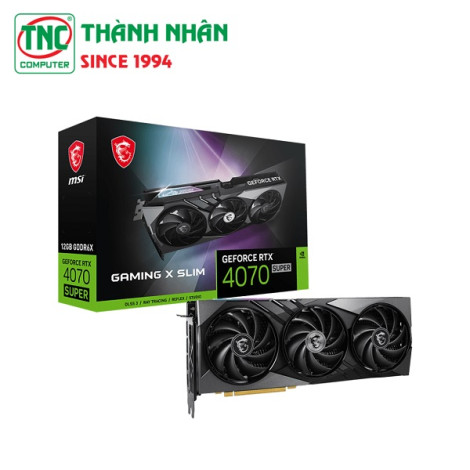 Card Màn Hình MSI GeForce RTX 4070 SUPER 12G GAMING X SLIM