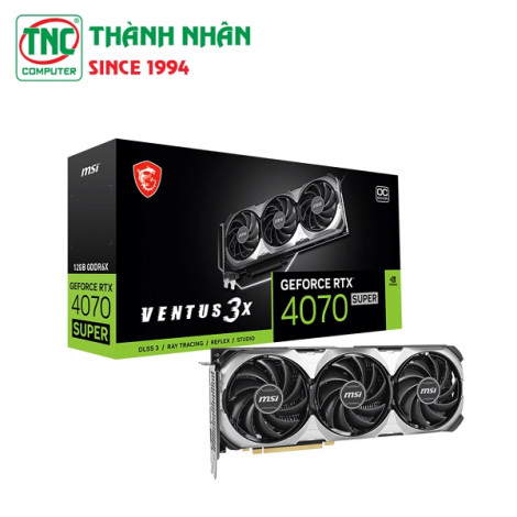 Card Màn Hình MSI GeForce RTX 4070 SUPER 12G VENTUS 3X OC