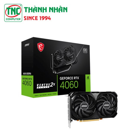 Card Màn Hình MSI Geforce RTX 4060 VENTUS 2X BLACK 8G OC