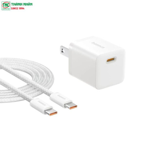 Combo củ sạc + cáp sạc Baseus GaN5 Fast ...