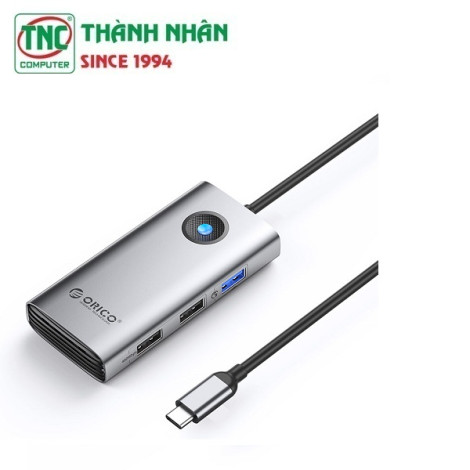 Hub USB Type-C đa năng 5 trong 1 Orico PW11-5P-GY